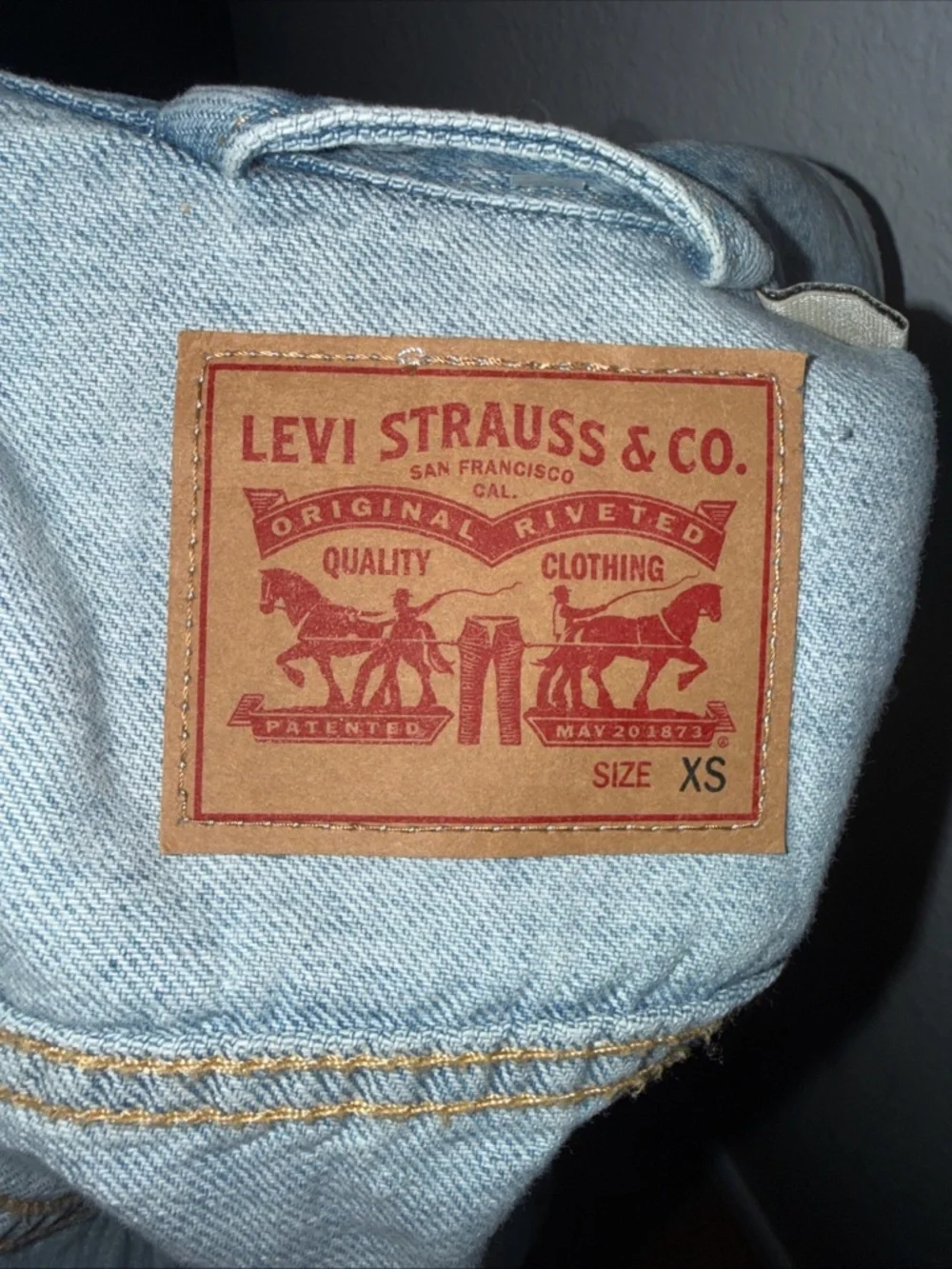 Levi's Strauss&Co Trucker Jacket size XS unisex - Picture 4 of 6